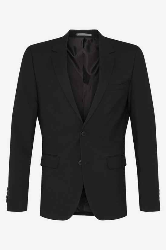 Burton Slim Fit Black Essential Suit Jacket 5