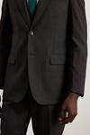 Burton Tailored Fit Charcoal Essential Suit Jacket thumbnail 4