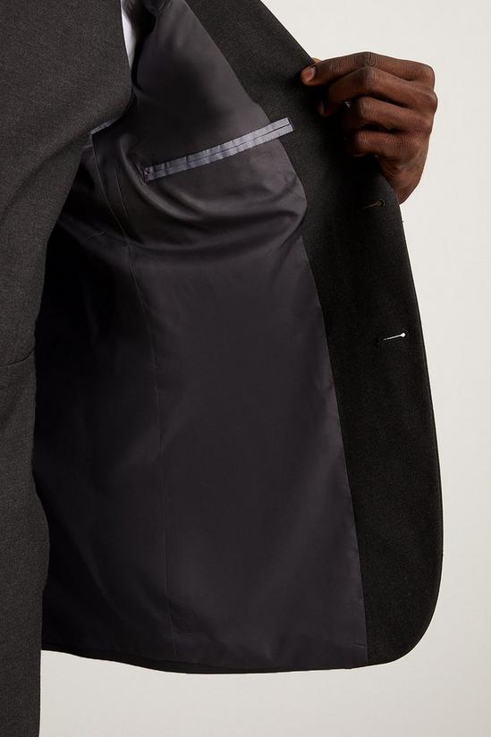 Burton Tailored Fit Charcoal Essential Suit Jacket 5