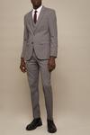 Burton Tailored Fit Light Grey Essential Suit Jacket thumbnail 1
