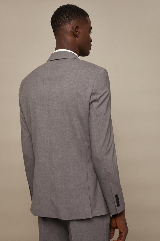 Burton Tailored Fit Light Grey Essential Suit Jacket 3