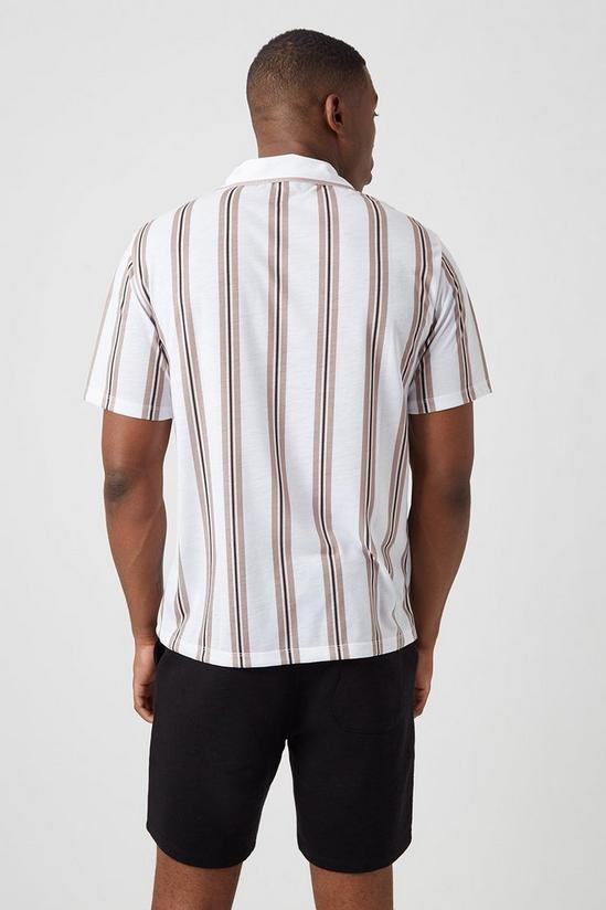 Burton White Multi Stripe Shirt 3