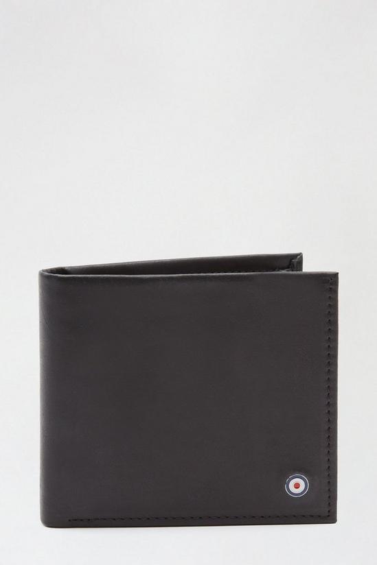 Burton Ben Sherman Black Leather Contrast Card Slot 1