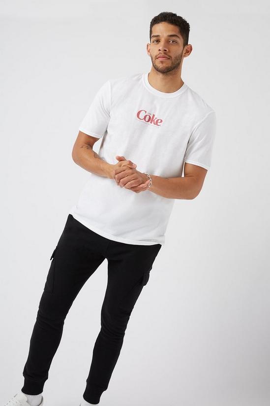 Burton White Coca Cola Ombre Logo T-shirt 2