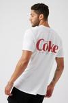 Burton White Coca Cola Ombre Logo T-shirt thumbnail 3