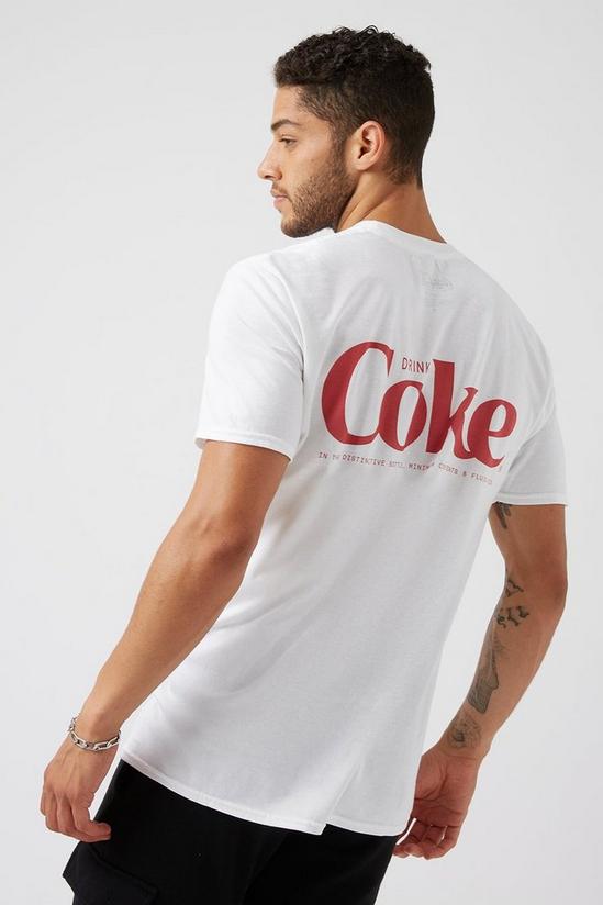 Burton White Coca Cola Ombre Logo T-shirt 3