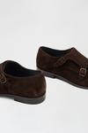 Burton 1904 Brown Suede Monk Shoes thumbnail 3