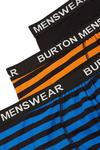 Burton Plus And Tall Blue Orange Bold Stripe Trunks thumbnail 3