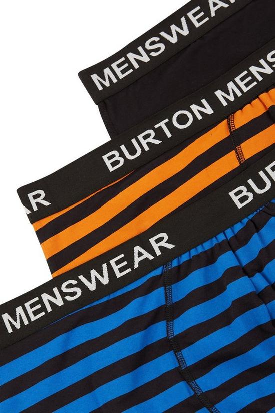 Burton Plus And Tall Blue Orange Bold Stripe Trunks 3