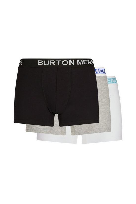 Burton 3 Pack Monochrome Stripe Waistband Trunks 1
