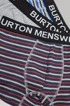 Burton 3 Pack Varied Stripe Hipster Trunks thumbnail 2