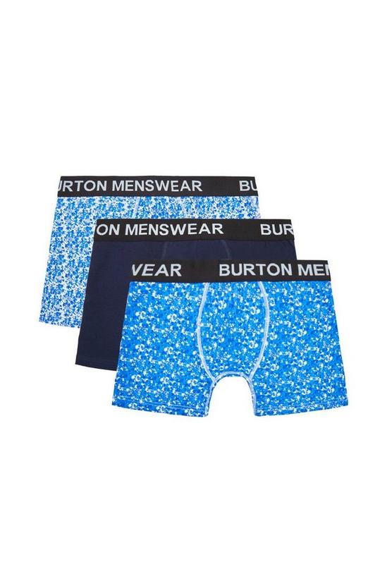 Burton 3 Pack Navy And White Tie Dye Hipster Trunks 1