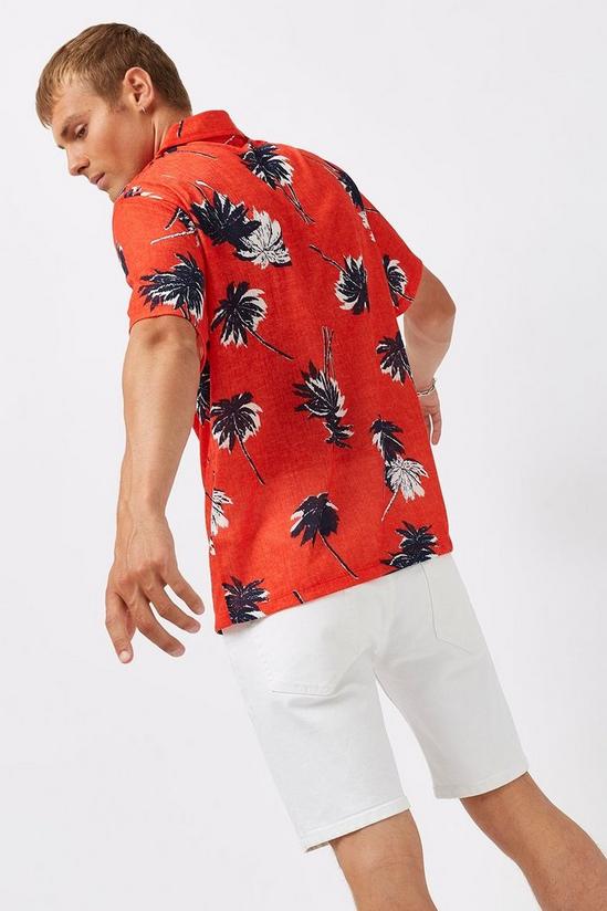 Burton Red Palm Print Shirt 3