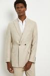 Burton Relaxed Fit Texture Double Breasted Suit Jacket thumbnail 1