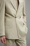Burton Relaxed Fit Texture Double Breasted Suit Jacket thumbnail 6