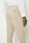 Burton Tapered Fit Texture Pleated Suit Trousers thumbnail 5