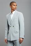 Burton Relaxed Fit Stretch Stone Double Breasted Suit Jacket thumbnail 1