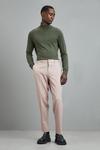 Burton Tapered Crop Stretch Pink Suit Trousers thumbnail 2