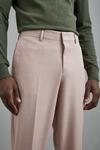 Burton Tapered Crop Stretch Pink Suit Trousers thumbnail 4