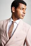 Burton Slim Fit Pink Stretch Double Breasted  Suit Jackett thumbnail 4