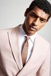 Burton Slim Fit Pink Stretch Double Breasted  Suit Jackett thumbnail 5