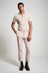 Burton Slim Fit Stretch Pink Suit Trousers thumbnail 1