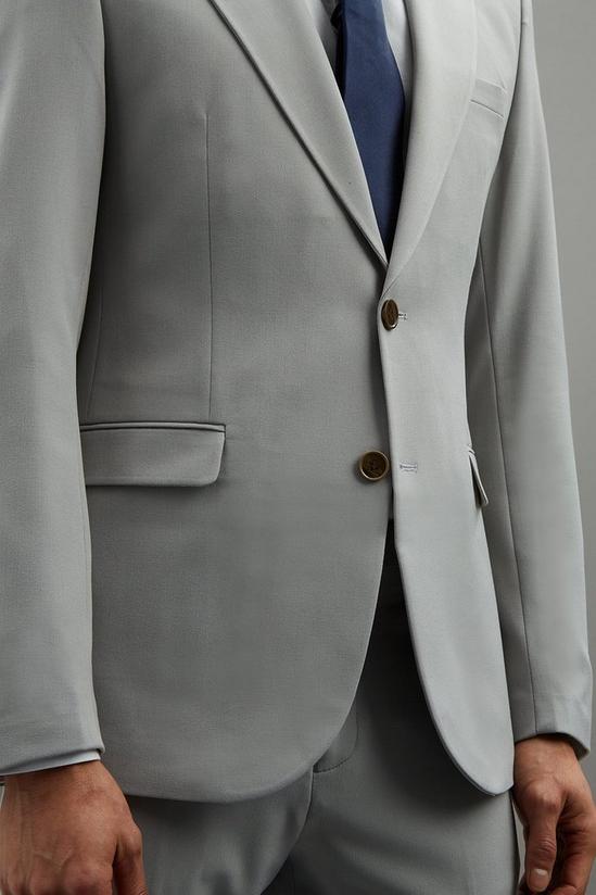 Burton Slim Fit Stone Stretch Suit Jacket 6