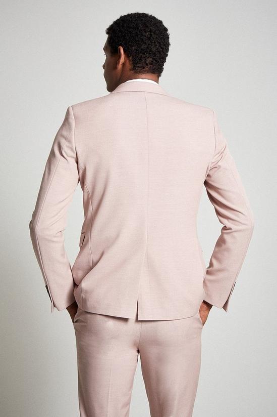 Burton Super Skinny Stretch Pink Suit Jacket 3