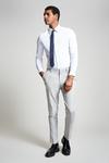 Burton Super Skinny Fit Stone Crop Stretch Suit Trousers thumbnail 1