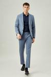 Burton Skinny Fit Stretch Blue Suit Jacket thumbnail 2