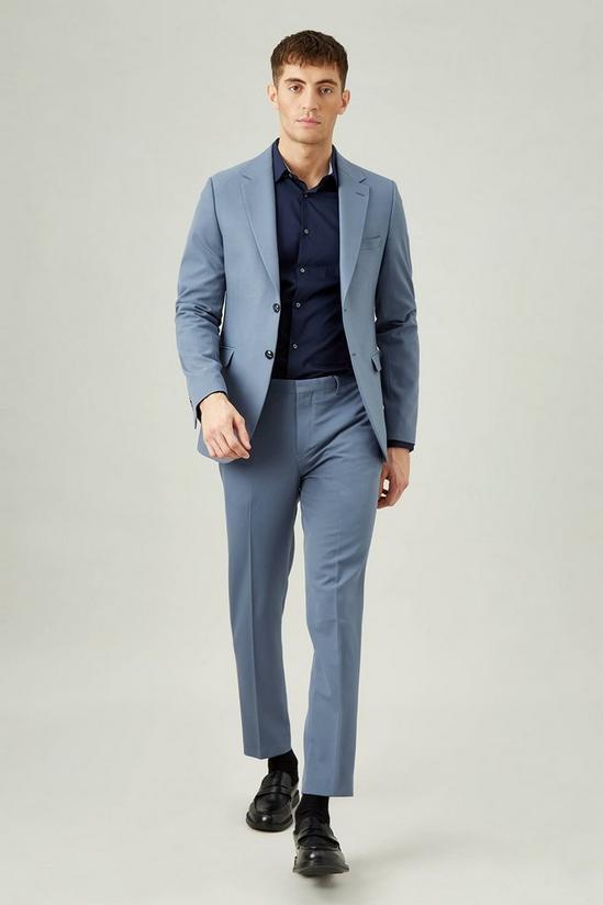Burton Skinny Fit Stretch Blue Suit Jacket 2
