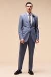 Burton Relaxed Fit Stretch Blue Suit Jacket thumbnail 1