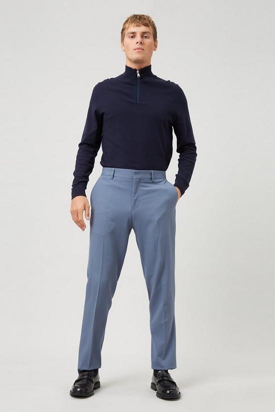 Burton Slim Stretch Blue Suit Trouser 2