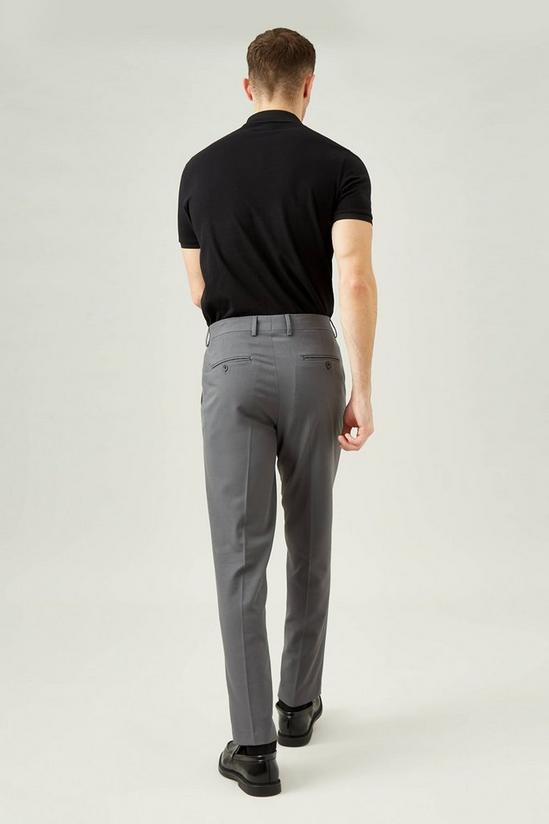 Burton Slim Fit Grey Stretch Trousers 3
