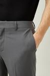 Burton Slim Fit Grey Stretch Trousers thumbnail 4