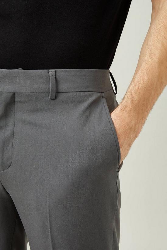 Burton Slim Fit Grey Stretch Trousers 4