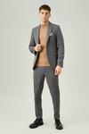 Burton Skinny Fit Stretch Grey Suit Jacket thumbnail 2