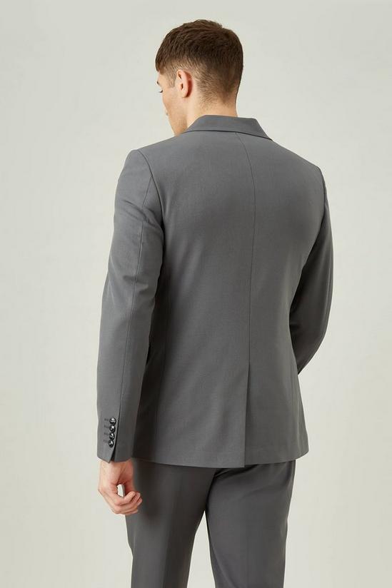 Burton Skinny Fit Stretch Grey Suit Jacket 3