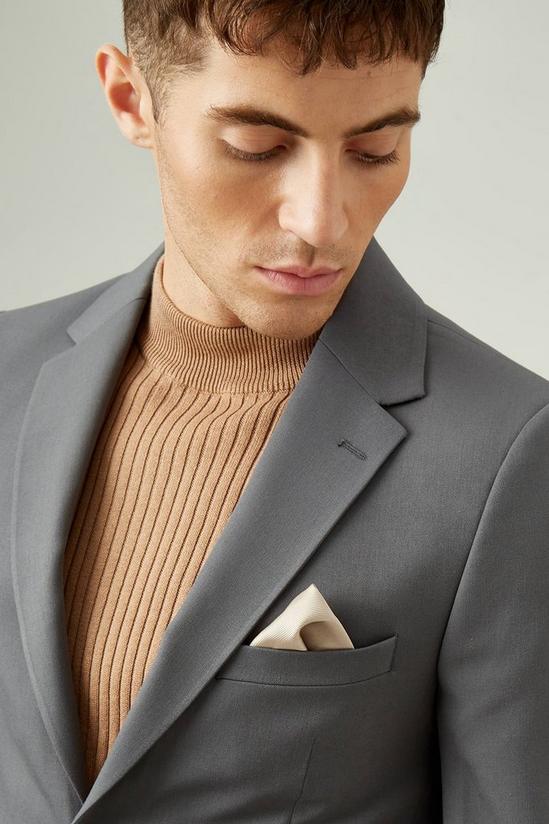 Burton Skinny Fit Stretch Grey Suit Jacket 4