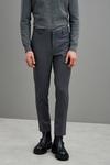 Burton Skinny Fit Stretch Grey Suit Trousers thumbnail 2