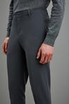 Burton Skinny Fit Stretch Grey Suit Trousers thumbnail 4