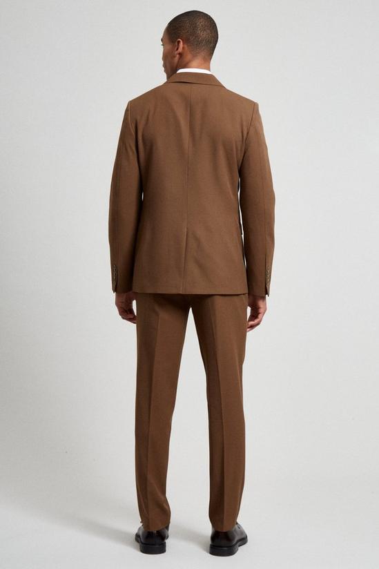 Burton Slim Fit Stretch Dark Earth Suit Trousers 3