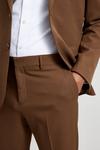 Burton Slim Fit Stretch Dark Earth Suit Trousers thumbnail 6