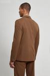 Burton Skinny Fit Brown Stretch Suit Jacket thumbnail 3