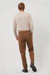 Burton Skinny Fit Brown Stretch Suit Trousers thumbnail 3