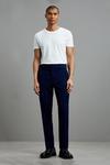 Burton Slim Fit Blue Texture Suit Trousers thumbnail 1