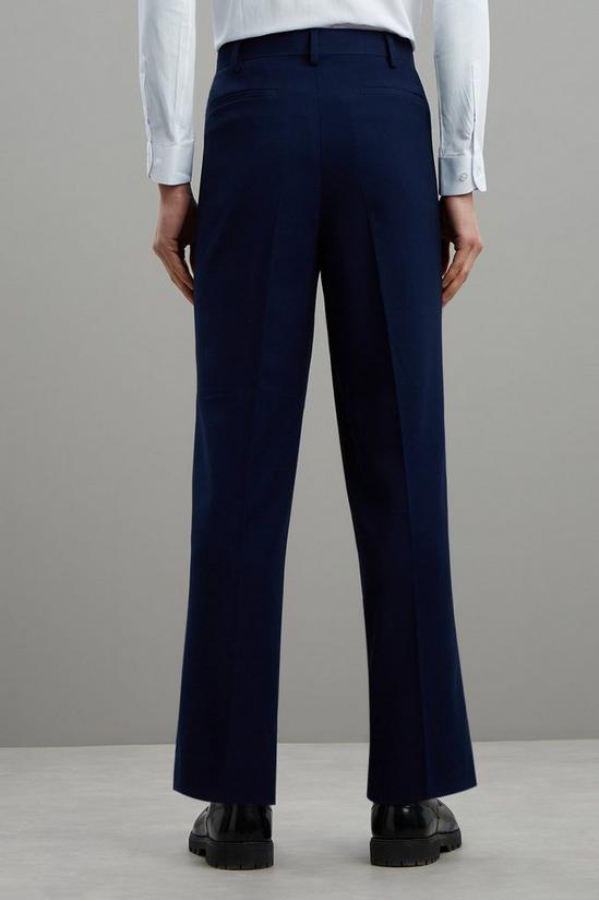 Burton Relaxed Fit Texture Pleated Suit Trousers 3