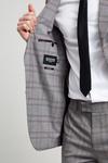 Burton Relaxed Fit Grey Retro Check Suit Jacket thumbnail 5