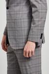 Burton Relaxed Fit Grey Retro Check Suit Jacket thumbnail 6