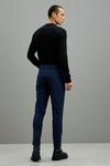 Burton Skinny Fit Navy Marl Suit Trousers thumbnail 4